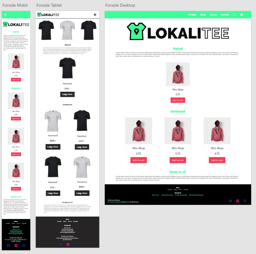 LokaliTee — responsivt mockup